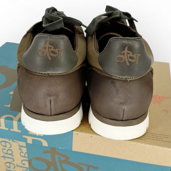 OTBT Men’s Leather Armada Sneakers in Coffee Bean NIB - size 10 - Picture 5 of 9